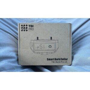 TBI Pro Smart Bark Collar V3 For Dogs 15-120 Lbs IP67 Waterproof Reflective